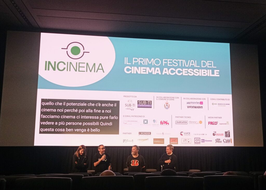 Di accessibilità culturale si è parlato a INCinema - Festival del Cinema Inclusivo.
